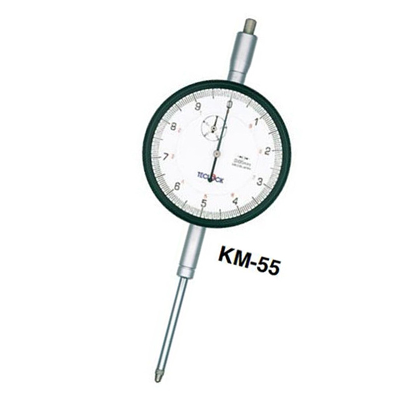 日本得樂(lè)TECLOCK百分表KM-55指針式百分表高精度百分表針盤式量表